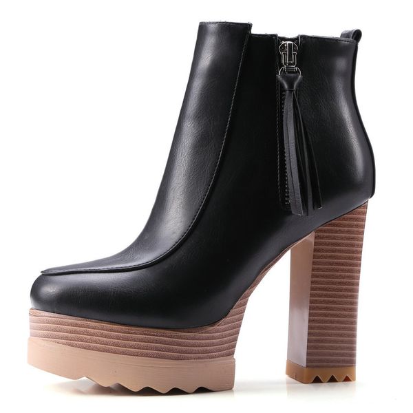 2020 women new fashion ankle boots square high heel round toe zipper design platform women motorcycle boots size 34-42, Black
2020 women new fashion ankle boots square high heel round toe zipper design platform women motorcycle boots size 34-42, Black