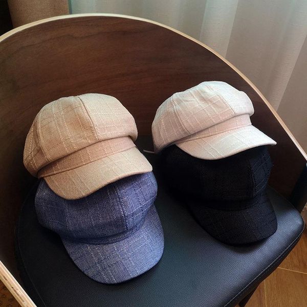 sboy hats thin spring summer plaid peaky blinders flat cap vintage octagonal hat irish hunting ear flap male female, Blue;gray
sboy hats thin spring summer plaid peaky blinders flat cap vintage octagonal hat irish hunting ear flap male female, Blue;gray