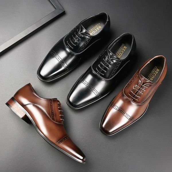 male great casual size formal office business dressed in cow leather bullock sculpted brogue gentleman zapatos men shoes 362m, Black
male great casual size formal office business dressed in cow leather bullock sculpted brogue gentleman zapatos men shoes 362m, Black