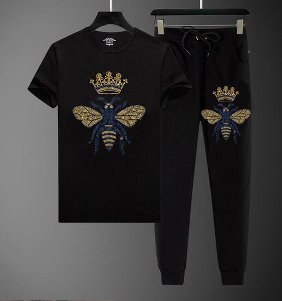 2022 summer new men's tracksuit plus size m-4xl solid color shorts sleeve man sets rhinestones male, White;black
2022 summer new men's tracksuit plus size m-4xl solid color shorts sleeve man sets rhinestones male, White;black