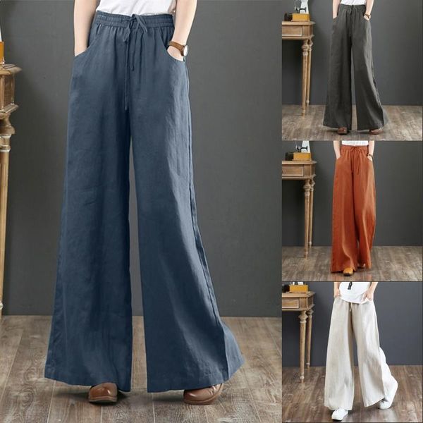 women's wide leg pants zanzea 2020 autumn trousers kaftan high waist long pantalon palazzo female casual solid turnip plus size, Black;white
women's wide leg pants zanzea 2020 autumn trousers kaftan high waist long pantalon palazzo female casual solid turnip plus size, Black;white