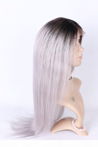 virgin peruvian #1b grey two tone glueless full lace human hair wigs ombre 1b grey lace front wigs bleached knots full density, Black;brown
virgin peruvian #1b grey two tone glueless full lace human hair wigs ombre 1b grey lace front wigs bleached knots full density, Black;brown