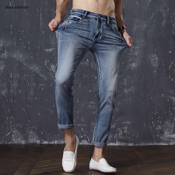2021 new classic style men jeans summer new style elastic force slim fit brand pants blue light blue
2021 new classic style men jeans summer new style elastic force slim fit brand pants blue light blue