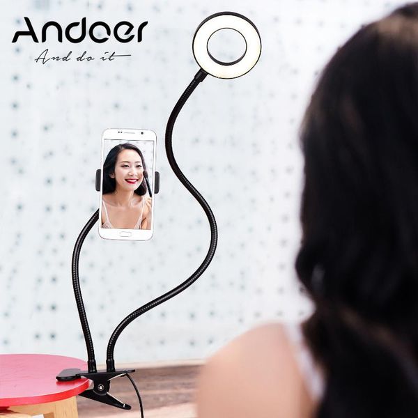 flash heads andoer 2-in-1 led ring selfie light with phone holder stand for live stream makeup recording lighting smartphone pography
flash heads andoer 2-in-1 led ring selfie light with phone holder stand for live stream makeup recording lighting smartphone pography