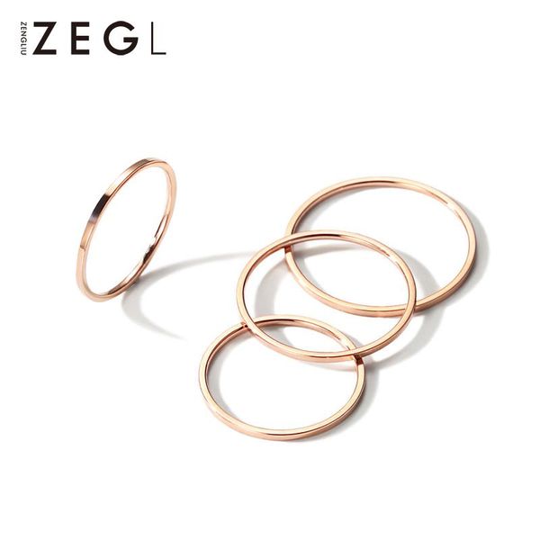 band rings zegl combination ring rose gold index finger ladies tail knuckle, Silver
band rings zegl combination ring rose gold index finger ladies tail knuckle, Silver