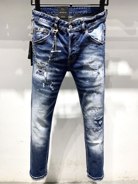 fashionable european and american men's casual jeans in, high-grade washed, hand-worn, tight ripped motorcycle jean lt958, Blue
fashionable european and american men's casual jeans in, high-grade washed, hand-worn, tight ripped motorcycle jean lt958, Blue