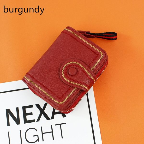 new genuine leather short style women designer wallets lady fashion casual cow leather zero purses many card positions, Red;black
new genuine leather short style women designer wallets lady fashion casual cow leather zero purses many card positions, Red;black