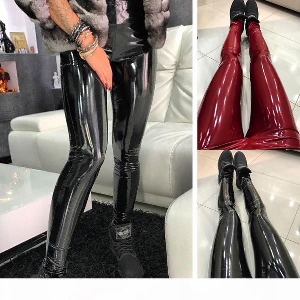 casual women ladies fashion pu leather black red slim shiny skinny elastic waist high waist leggings pants plus size s-xxxl
casual women ladies fashion pu leather black red slim shiny skinny elastic waist high waist leggings pants plus size s-xxxl