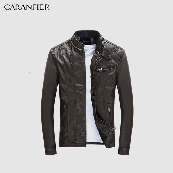 caranfier mens pu jackets coats motorcycle biker faux leather jacket men autumn winter clothes male classic thick velvet coat t190903, Black;brown
caranfier mens pu jackets coats motorcycle biker faux leather jacket men autumn winter clothes male classic thick velvet coat t190903, Black;brown