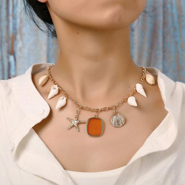 pendant necklaces for girls women fashion multi-layer pearl shell embossed chain choker necklace jewelry great decoration, Silver
pendant necklaces for girls women fashion multi-layer pearl shell embossed chain choker necklace jewelry great decoration, Silver