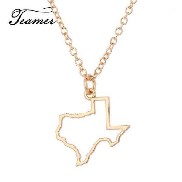 teamer america texas map silhouette charm pendant necklace simple gold color necklace gifts for women commemorative gift1, Silver
teamer america texas map silhouette charm pendant necklace simple gold color necklace gifts for women commemorative gift1, Silver