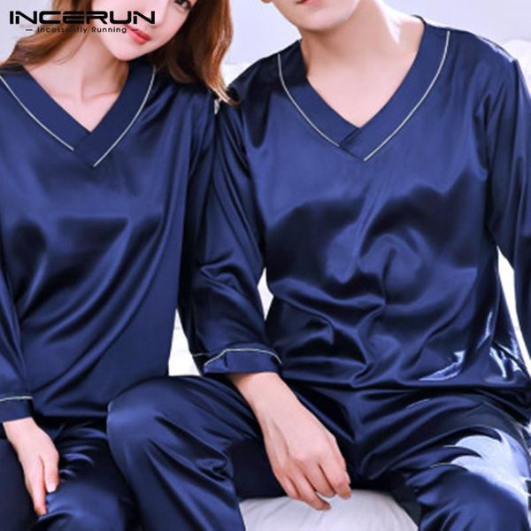 men nightwear long pants sleep pajamas set sleeve sleepwear soft cozy satin nightgown v neck suit man women kg-13, Black;brown
men nightwear long pants sleep pajamas set sleeve sleepwear soft cozy satin nightgown v neck suit man women kg-13, Black;brown