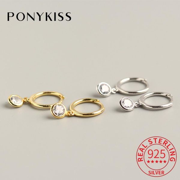 ponykiss 100% 925 sterling silver delicate zircon pendant geometric hoop earrings women fashion elegant earrings accessory gift, Golden;silver
ponykiss 100% 925 sterling silver delicate zircon pendant geometric hoop earrings women fashion elegant earrings accessory gift, Golden;silver