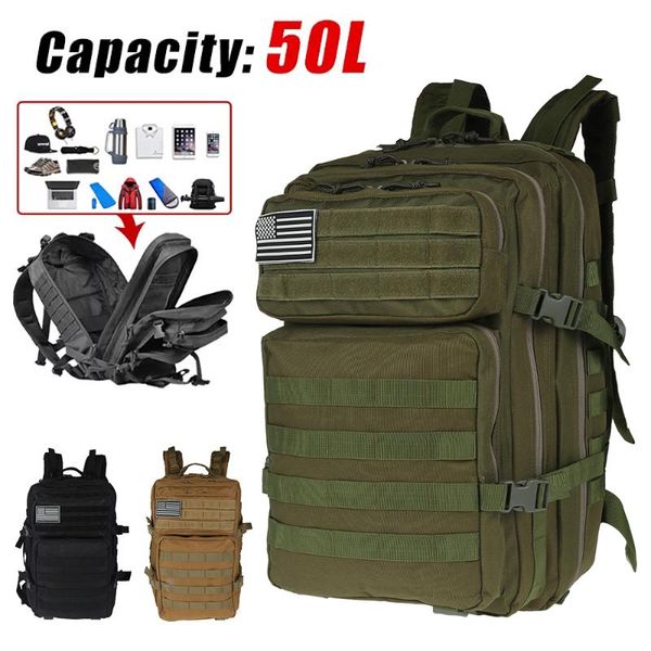 outdoor bags man army tactical backpacks 50l large capacity assault sport hiking camping hunting 3d rucksack
outdoor bags man army tactical backpacks 50l large capacity assault sport hiking camping hunting 3d rucksack