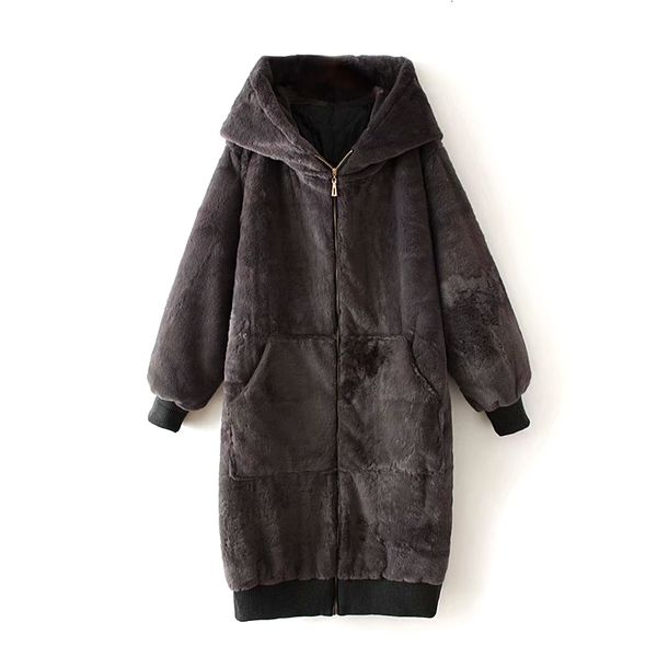 2021 new autumn and winter long-lost joker grey imitation skin coat of women high street casual keep mode parkas ke45, Black
2021 new autumn and winter long-lost joker grey imitation skin coat of women high street casual keep mode parkas ke45, Black