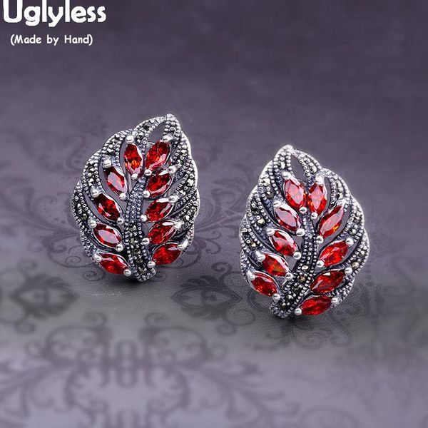 uglyless party queen leaf studs earrings for women real thai silver garnet earrings solid 925 silver brincos fine jewelry e1496, Golden;silver
uglyless party queen leaf studs earrings for women real thai silver garnet earrings solid 925 silver brincos fine jewelry e1496, Golden;silver