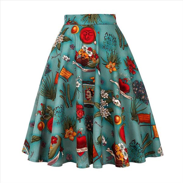 2020 vintage 50s full circle a line skirt swing holiday tropical pin up swing skirt knee length floral skirts women, Black
2020 vintage 50s full circle a line skirt swing holiday tropical pin up swing skirt knee length floral skirts women, Black