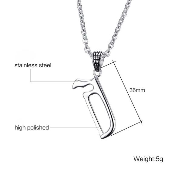 qwc che19 stainless steel necklace sell gold color single 36mm saw gift women jewelry q1209, Bronze;silver
qwc che19 stainless steel necklace sell gold color single 36mm saw gift women jewelry q1209, Bronze;silver