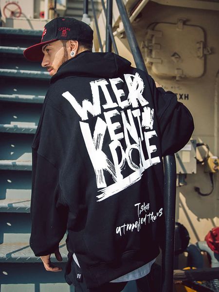 nutink large oversize sweater plush men's fashion ins autumn / winter hooded and thickened coat, Black
nutink large oversize sweater plush men's fashion ins autumn / winter hooded and thickened coat, Black