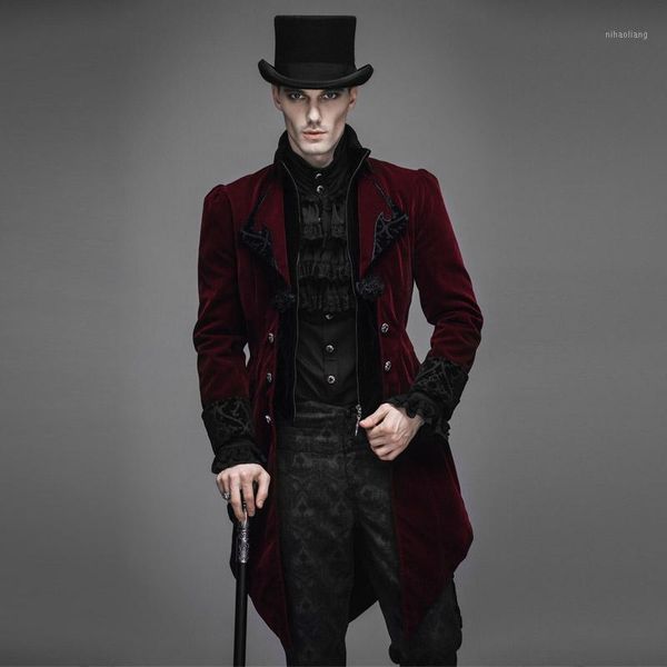 men's jackets punk spring autumn men's swallow-tail jacket black red mens soft coats slim fit gothic outwear with zipper plus size, Black;brown
men's jackets punk spring autumn men's swallow-tail jacket black red mens soft coats slim fit gothic outwear with zipper plus size, Black;brown