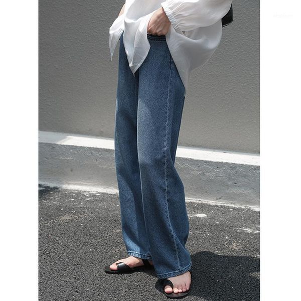 women's jeans vadiming women's 2021 autumn korean version of the high waist loose wide leg pants fashion casual women63231, Blue
women's jeans vadiming women's 2021 autumn korean version of the high waist loose wide leg pants fashion casual women63231, Blue