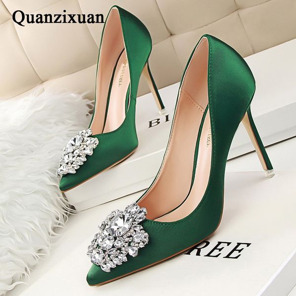 pumps crystal high spring fashion women pointed toe kitten heels wedding bigtree shoes stiletto y200702, Black
pumps crystal high spring fashion women pointed toe kitten heels wedding bigtree shoes stiletto y200702, Black
