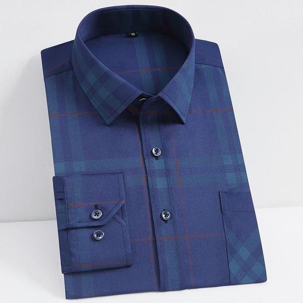 men's fashion stretch plaid print dress shirt single patch pocket long sleeve standard-fit comfortable breathable casual shirts1, White;black
men's fashion stretch plaid print dress shirt single patch pocket long sleeve standard-fit comfortable breathable casual shirts1, White;black