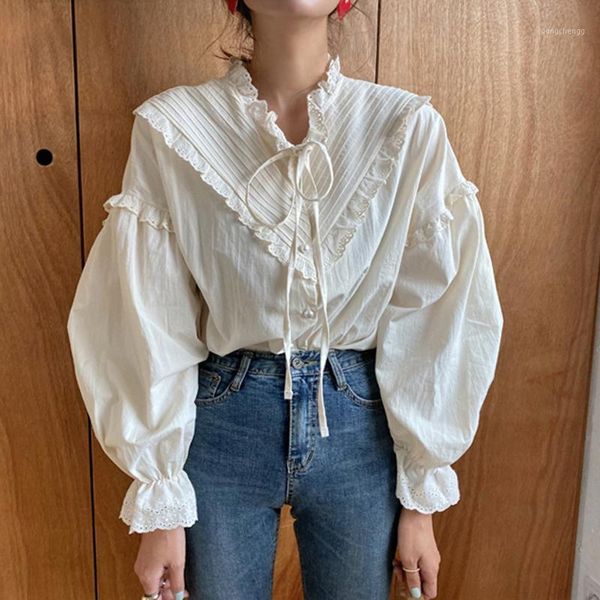 2020 new arrival hollow out vintage elegant women shirt solid long sleeve korean style loose blouses fashion blusas1, White
2020 new arrival hollow out vintage elegant women shirt solid long sleeve korean style loose blouses fashion blusas1, White