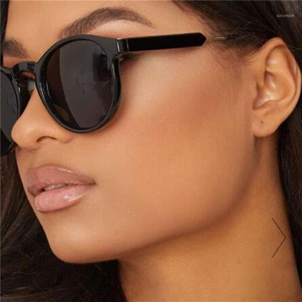 round sunglasses men brand designer vintage shades black plastic circle frame sun glasses male female oculos uv4001, White;black
round sunglasses men brand designer vintage shades black plastic circle frame sun glasses male female oculos uv4001, White;black