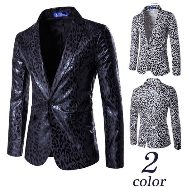 spring and autumn new men's style personalized one button print suit man show dress, White;black
spring and autumn new men's style personalized one button print suit man show dress, White;black