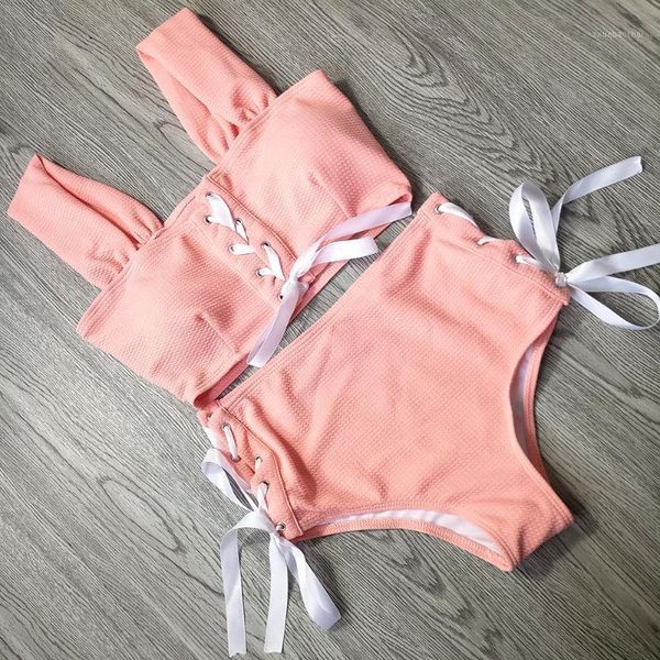 2019 summer sweety women's high waist swimsuit bikini hollow swimwear girls bandage swim wear cross bathing suits two piece1, White;black
2019 summer sweety women's high waist swimsuit bikini hollow swimwear girls bandage swim wear cross bathing suits two piece1, White;black
