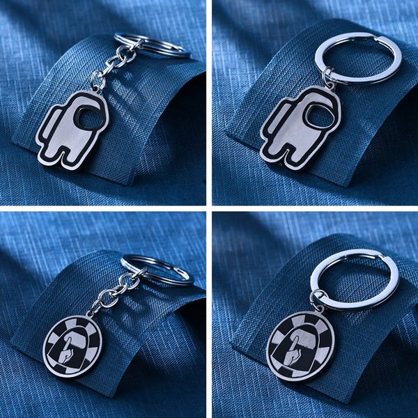 4 styles games among us keychain stainless steel material keyrings cartoon game key holder keychains car keys bag pendent decoration e111906, Red;brown
4 styles games among us keychain stainless steel material keyrings cartoon game key holder keychains car keys bag pendent decoration e111906, Red;brown