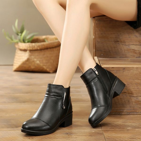 leather genuine ankle boots classic martin fashion winter apartments rentals up to high casual shoes that are fitter for women's 20hj, Black
leather genuine ankle boots classic martin fashion winter apartments rentals up to high casual shoes that are fitter for women's 20hj, Black