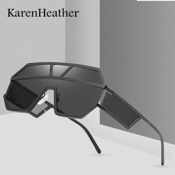 karenheather new oversized sunglasses for women man metal frame vintage fashion luxury designer party trending products 2020, White;black
karenheather new oversized sunglasses for women man metal frame vintage fashion luxury designer party trending products 2020, White;black