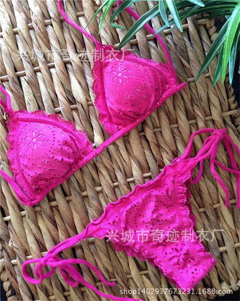 bikini nylon cut-out laser cut flower split lanyard solid color swimsuit women bikini2020, White;black
bikini nylon cut-out laser cut flower split lanyard solid color swimsuit women bikini2020, White;black