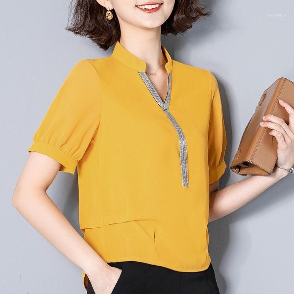 beading tassel women v neck chiffon blouse short sleeve solid casual tee shirts large sizes elegant ladies summer fashion shirt1, White
beading tassel women v neck chiffon blouse short sleeve solid casual tee shirts large sizes elegant ladies summer fashion shirt1, White