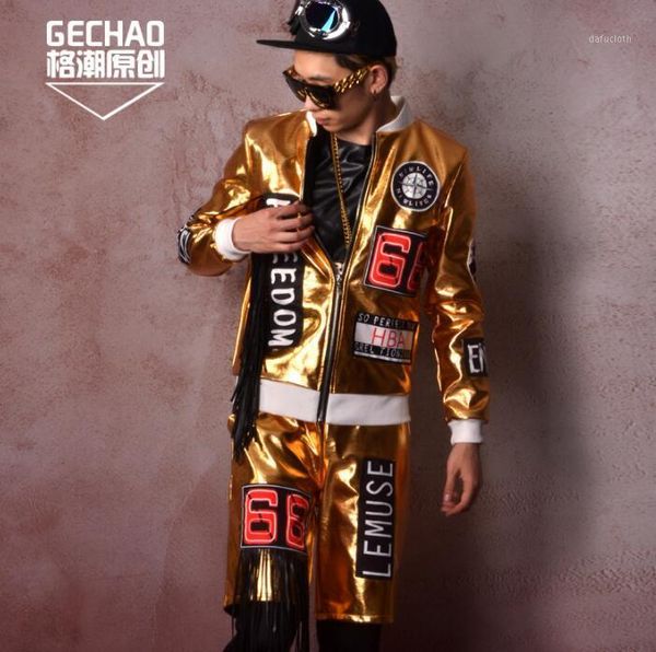 golden jacket men clothes mens jackets cloth stitching coats fringe hip hop personality jaqueta masculina chaqueta hombre1, Black;brown
golden jacket men clothes mens jackets cloth stitching coats fringe hip hop personality jaqueta masculina chaqueta hombre1, Black;brown
