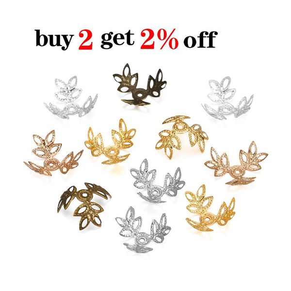 100pcs lot 16x16mm metallic kc gold three leaves spacer beads end cap for diy jewelry making bracelet findings supplies h jllvvw, Silver
100pcs lot 16x16mm metallic kc gold three leaves spacer beads end cap for diy jewelry making bracelet findings supplies h jllvvw, Silver
