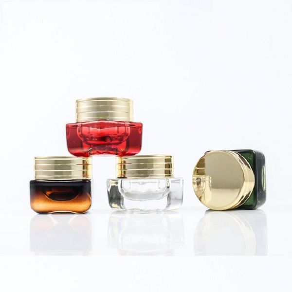 storage bottles & jars 15g arrival clear cosmetic glass bottle gold lid square packaging refillable container red eye cream 10pieces/lot
storage bottles & jars 15g arrival clear cosmetic glass bottle gold lid square packaging refillable container red eye cream 10pieces/lot