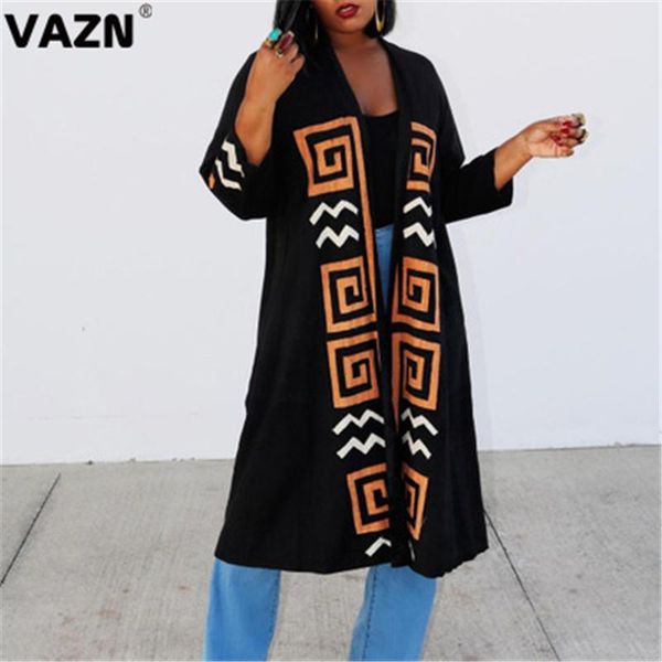 vazn 2020 indie folk mature high-end open stitch outwears joker daily regular full sleeve women slim x-long outwears, Black
vazn 2020 indie folk mature high-end open stitch outwears joker daily regular full sleeve women slim x-long outwears, Black