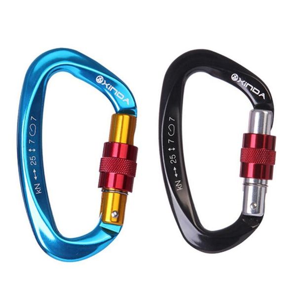 25kn aluminum steel rock carabiner screw locking outdoor climbing d-shape lock climbing insurance c jllmjs
25kn aluminum steel rock carabiner screw locking outdoor climbing d-shape lock climbing insurance c jllmjs