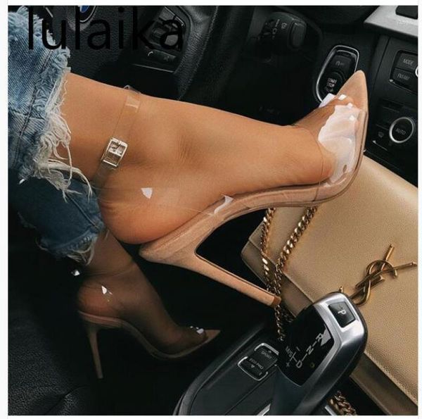 dress shoes 2021 pvc jelly sandals crystal open toed classic high heels women transparent heel slippers 11 cm size 35-401, Black
dress shoes 2021 pvc jelly sandals crystal open toed classic high heels women transparent heel slippers 11 cm size 35-401, Black