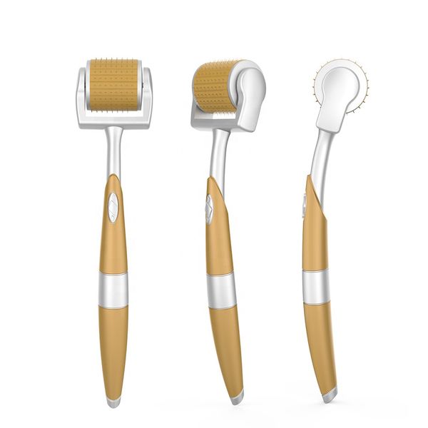 192 needles titanium derma roller tips microneedle dermaroller mesotherapy for face care and hair-loss treatment beauty tool