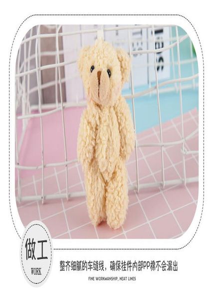 1pcs mini joint bear stuffed plush toys 12cm cute white teddy bears pendant dolls gifts birthday wedding party decor wmttqk
1pcs mini joint bear stuffed plush toys 12cm cute white teddy bears pendant dolls gifts birthday wedding party decor wmttqk