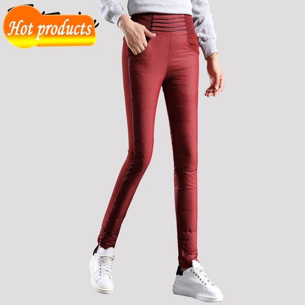 white womens down winter high waist pantalon femme thick pant for black female mujer pants u3s7, Black;white
white womens down winter high waist pantalon femme thick pant for black female mujer pants u3s7, Black;white