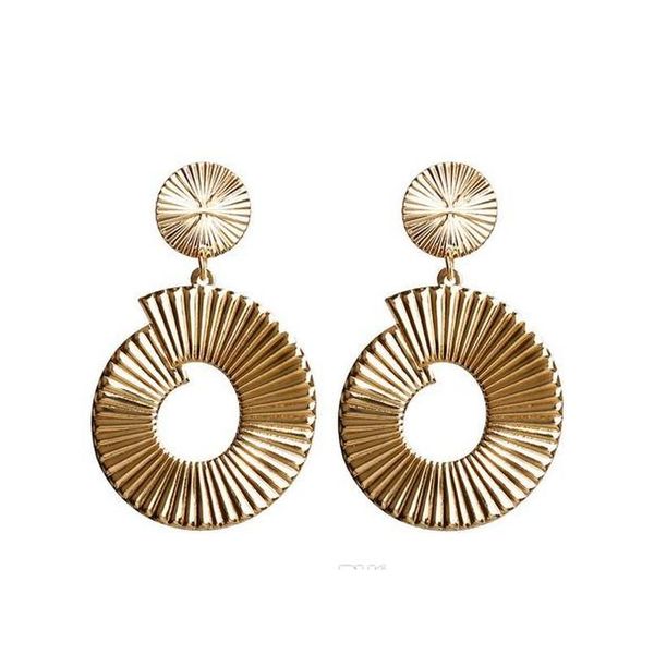 fashion womens earrings geometric texture alloy fame dangle earrings jewelry gifts for girls bbtwq, Silver 
fashion womens earrings geometric texture alloy fame dangle earrings jewelry gifts for girls bbtwq, Silver