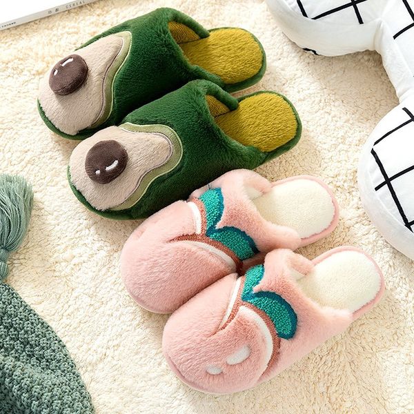 women plush slippers winter warm fruit strawberry peach soft sole shoes men couples home indoor bedroom slip on ladies fur slide 201203, Black
women plush slippers winter warm fruit strawberry peach soft sole shoes men couples home indoor bedroom slip on ladies fur slide 201203, Black