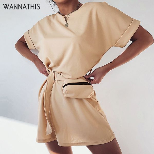 o-neck short sleeve a-line dresses women with belt pocket casual solid color fashion summer new streetwear party dress, Black;gray 
o-neck short sleeve a-line dresses women with belt pocket casual solid color fashion summer new streetwear party dress, Black;gray