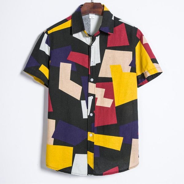 shirt mens plus size cotton linen short sleeve casual printed hawaiian style shirt streetwear blouse shirts for men jun, White;black
shirt mens plus size cotton linen short sleeve casual printed hawaiian style shirt streetwear blouse shirts for men jun, White;black