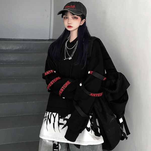 hip hop hoodie women korean loose female casual autumn long sleeve black punk hoodie streetwear high street hoodies girls y200610
hip hop hoodie women korean loose female casual autumn long sleeve black punk hoodie streetwear high street hoodies girls y200610
